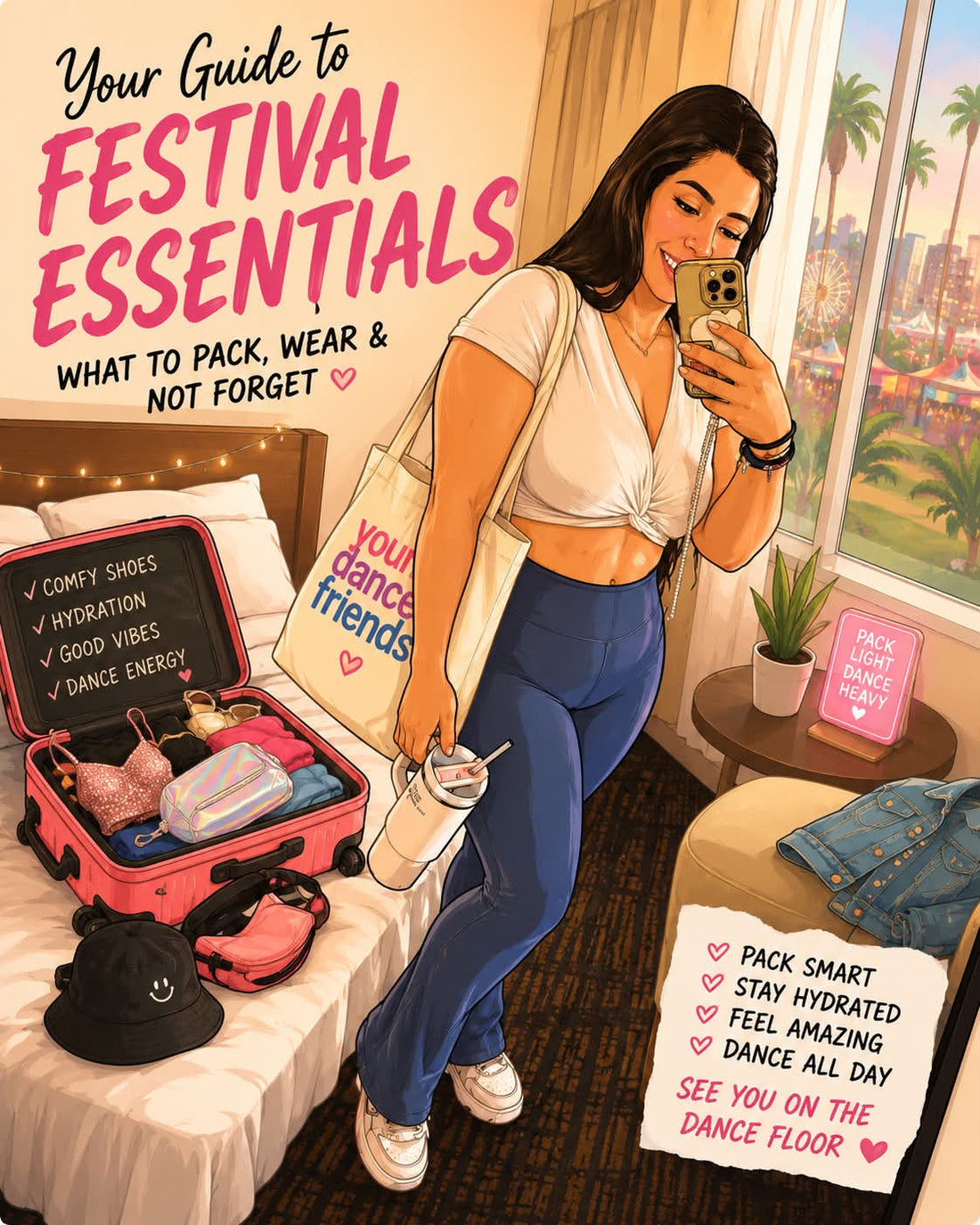 I wish I packed that...! 🤔 (The YDF Dance Festival Ready Guide)